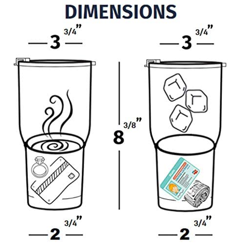 Coffee Mug Diversion Safe with Hidden Compartment