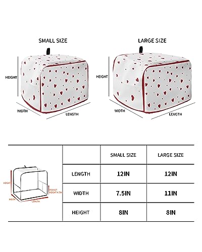Toaster Dust Cover with Pockets