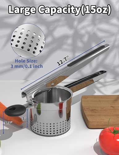 Large Stainless Steel Potato Ricer