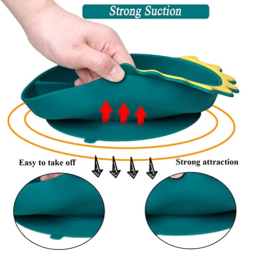 Suction Plates for Baby - Dinosaur Set