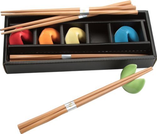Chopsticks & Rest Set - Red