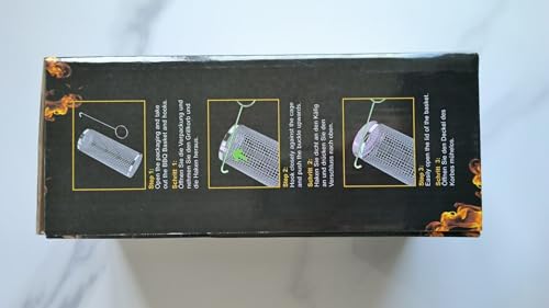 Set of Two Stainless Steel Grill Baskets