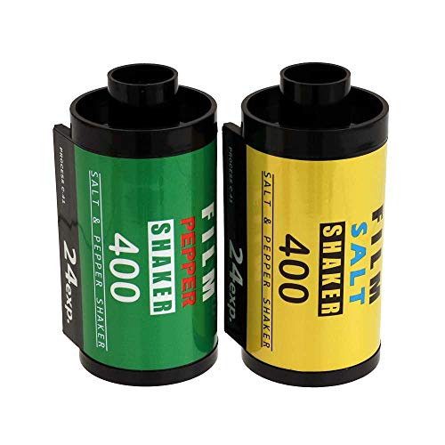 Salt & Pepper Shakers Set - Vintage 35mm Film Roll
