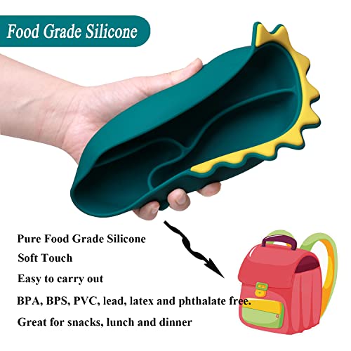Suction Plates for Baby - Dinosaur Set