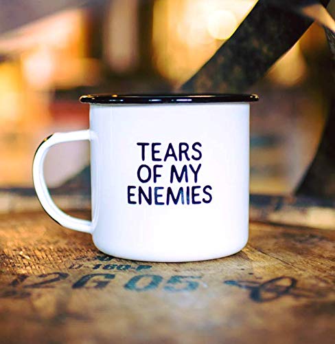 Tears of My Enemies Enamel Coffee Mug