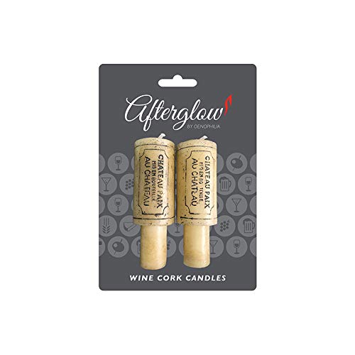 Afterglow Wine Cork Candles - Set of 2