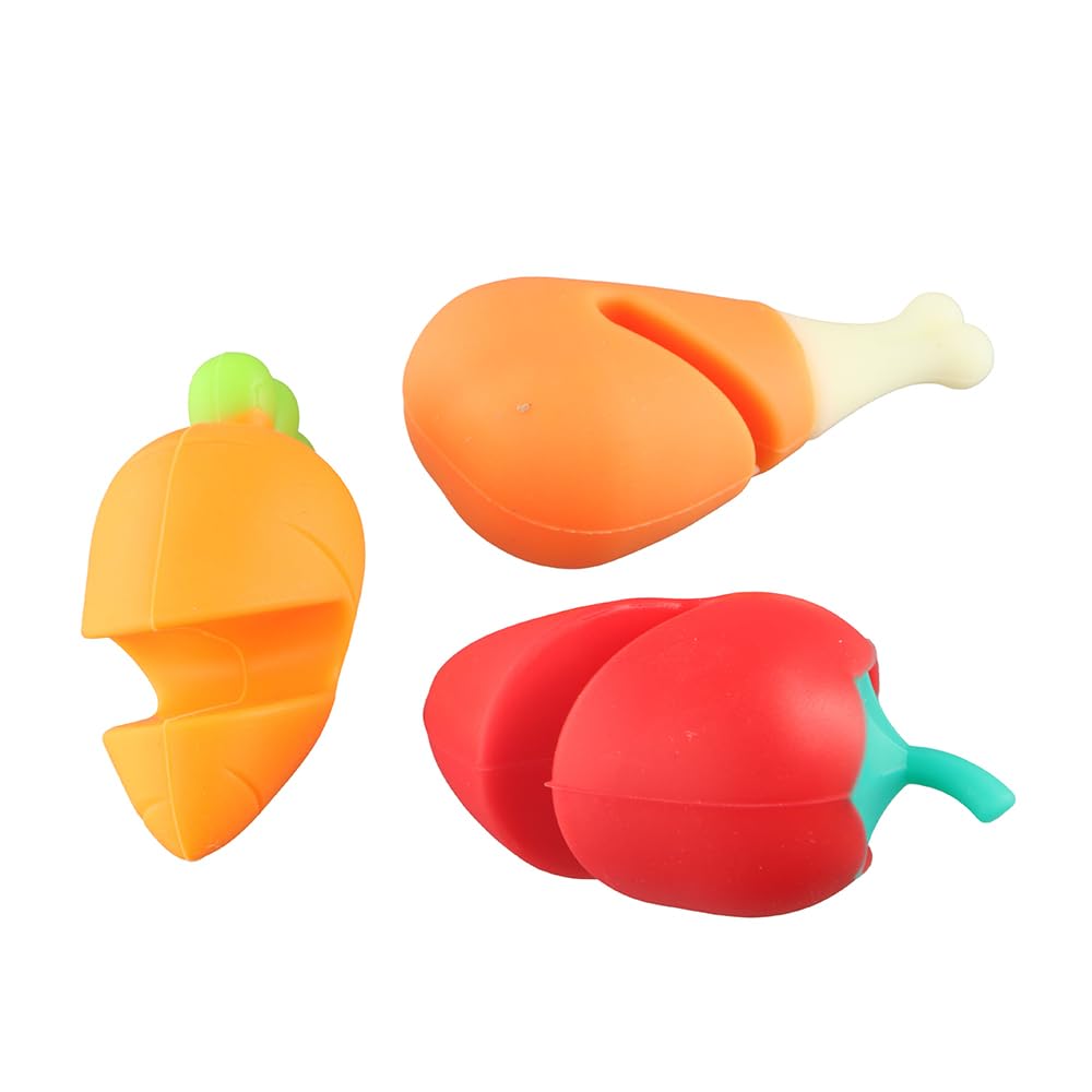 Silicone Lid Spill Stopper - Set of 6