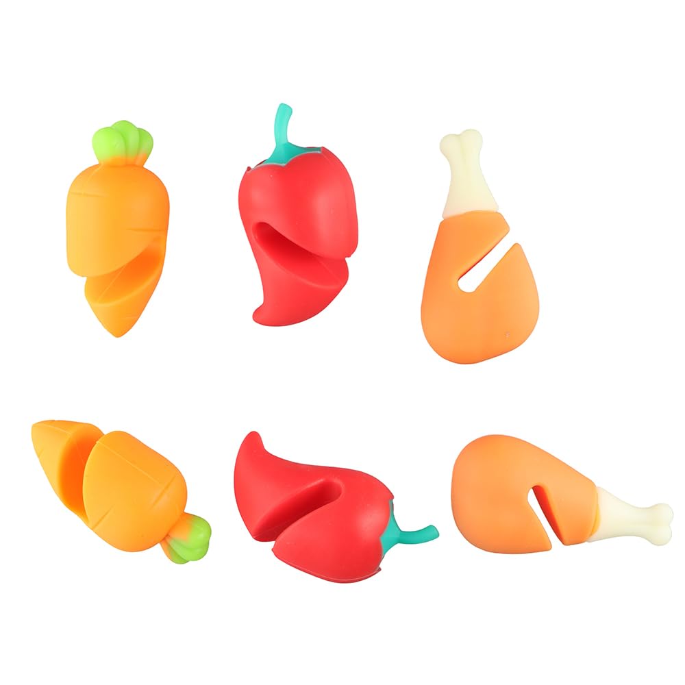 Silicone Lid Spill Stopper - Set of 6
