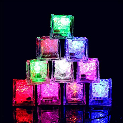 LED Light-Up Ice Cubes - 24 Pack