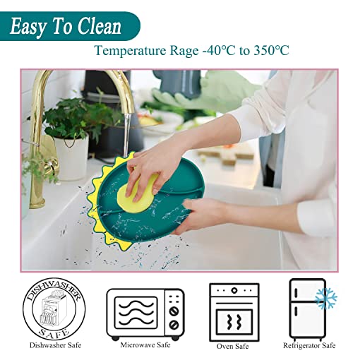 Suction Plates for Baby - Dinosaur Set
