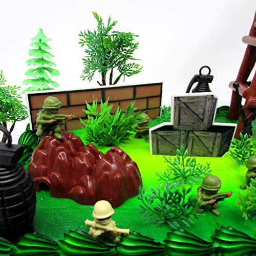 Battle Field Gaming Cake Topper Set