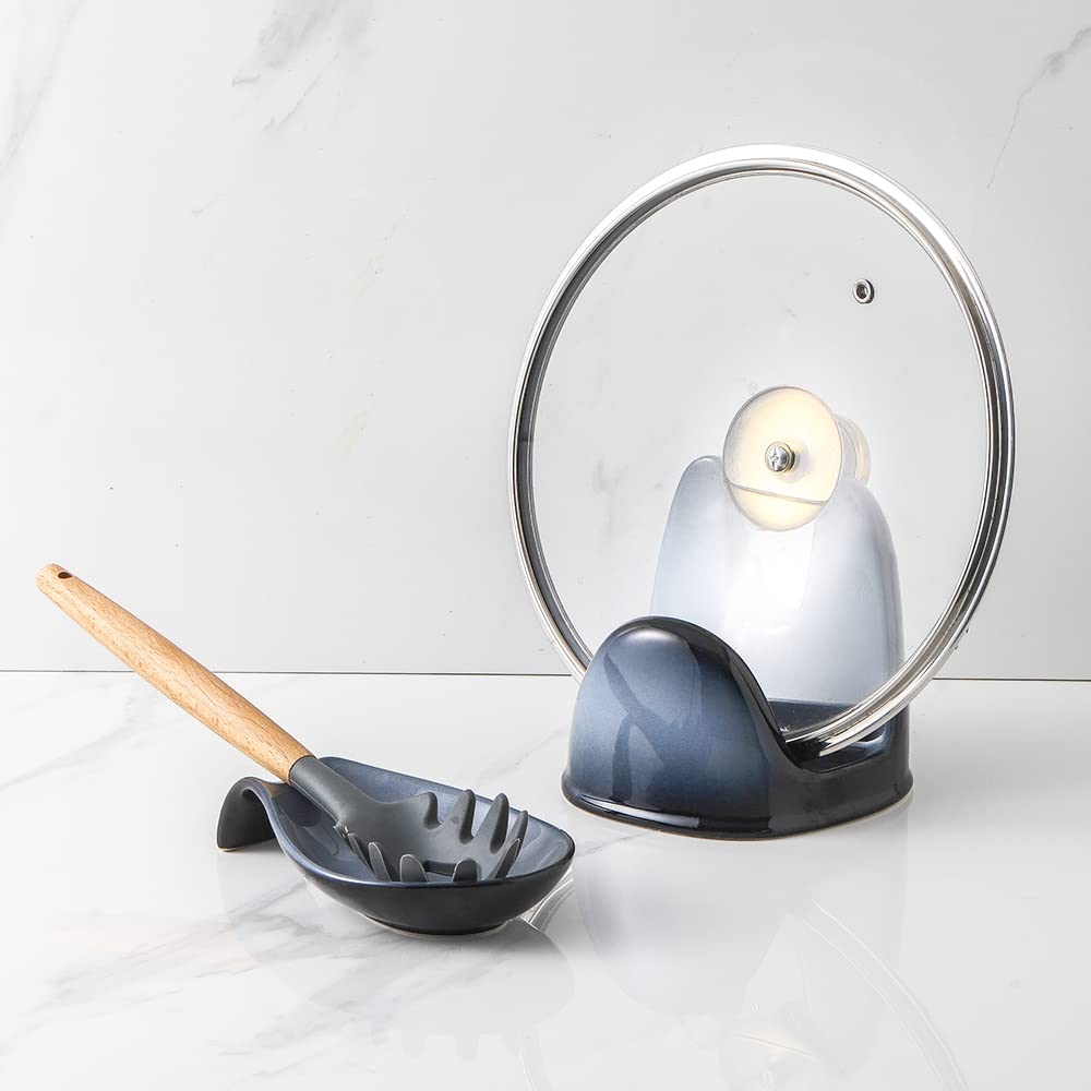 Pot Lid Holder - Elegant Grey