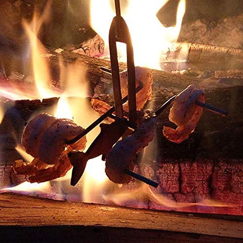 Campfire Fishing Pole Roaster
