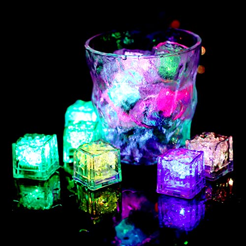 LED Light-Up Ice Cubes - 24 Pack