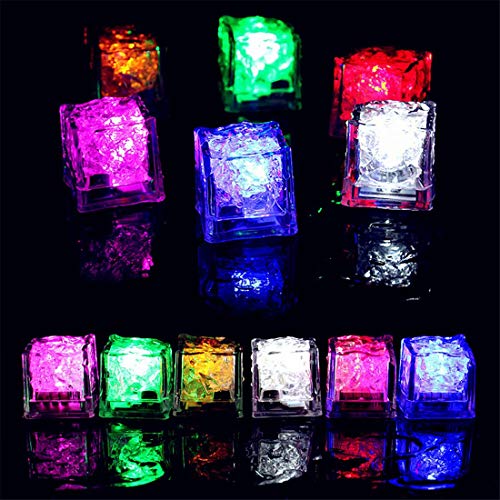 LED Light-Up Ice Cubes - 24 Pack