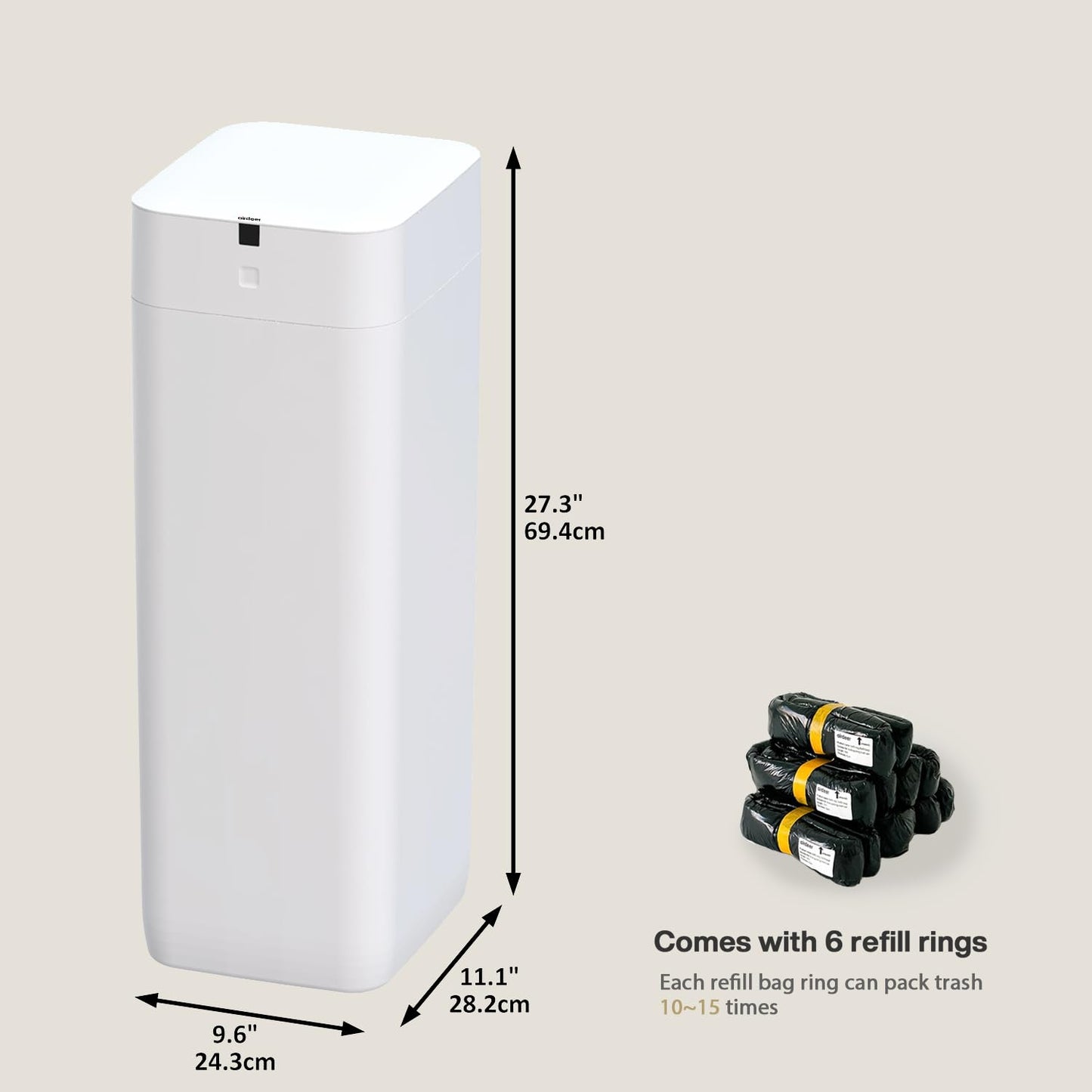 Automatic Smart Trash Can with Motion Sensor