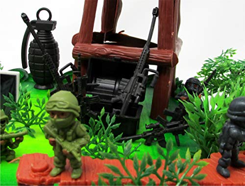 Battle Field Gaming Cake Topper Set