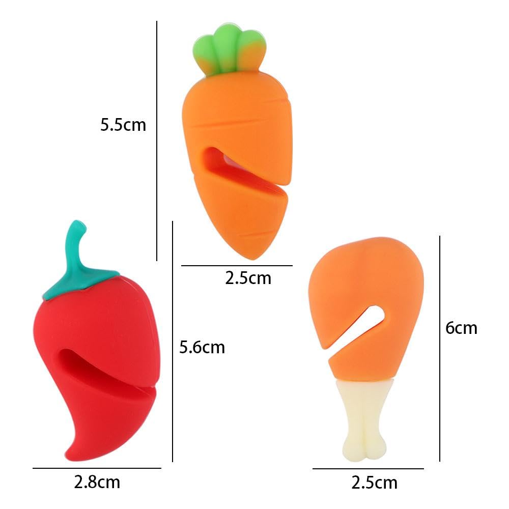 Silicone Lid Spill Stopper - Set of 6