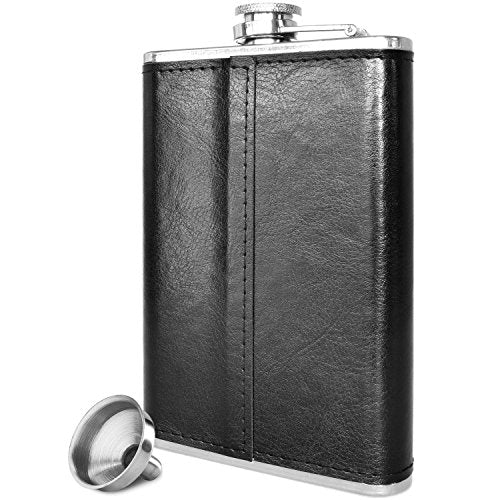 Premium Shot Flask with Collapsible Shot Glass