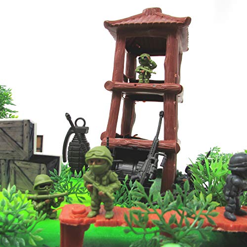 Battle Field Gaming Cake Topper Set