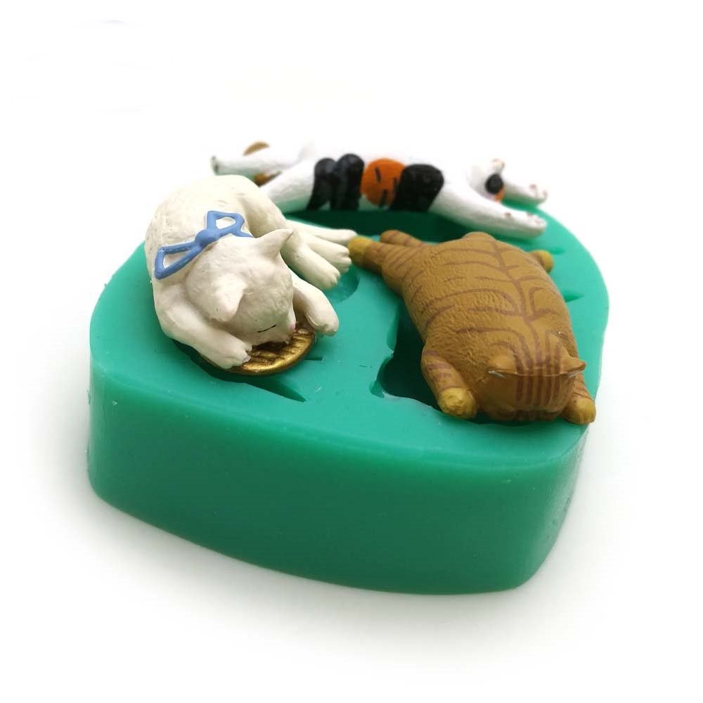 Cat Silicone Molds for Cake Decorating