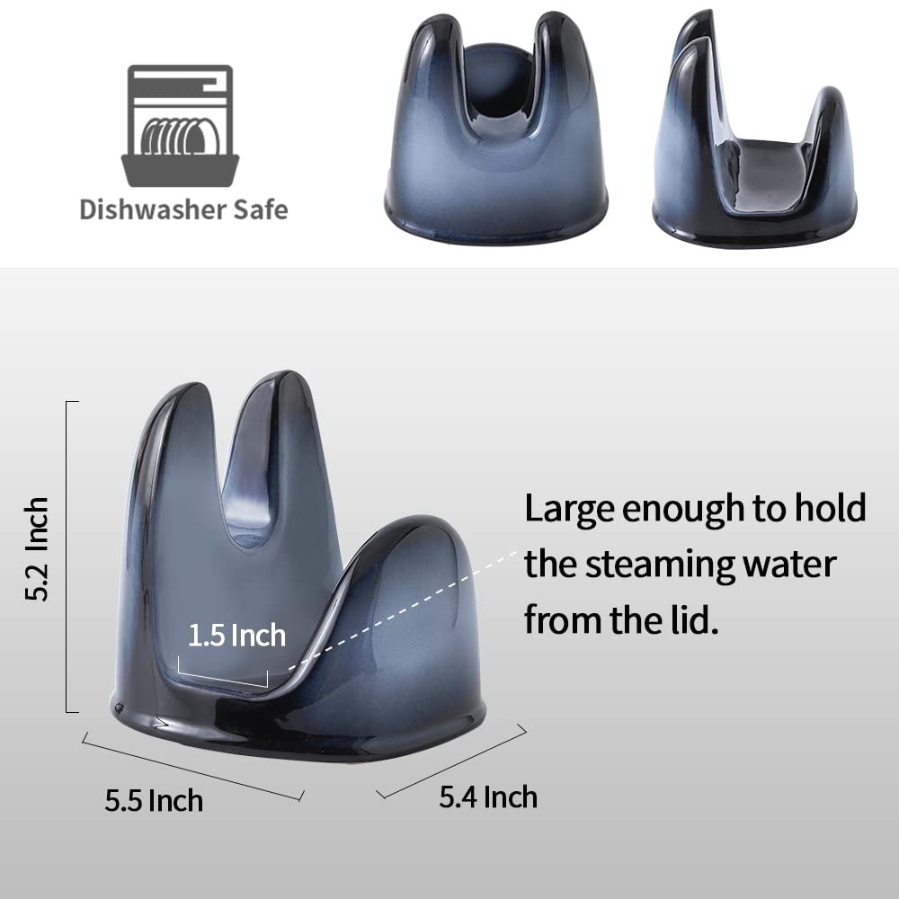 Pot Lid Holder - Elegant Grey