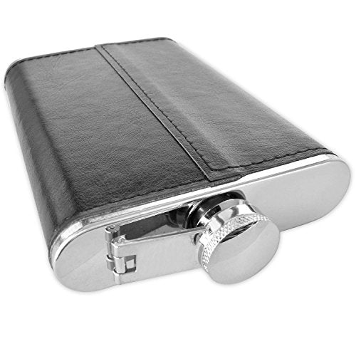 Premium Shot Flask with Collapsible Shot Glass