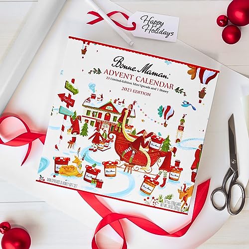 Bonne Maman Advent Calendar 2023 - 23 Spreads and 1 Honey