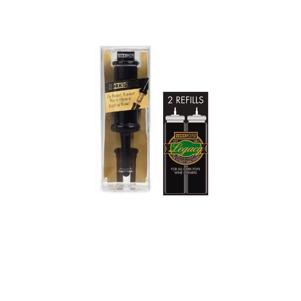 Handy Wine Opener with Replacement Cartridges