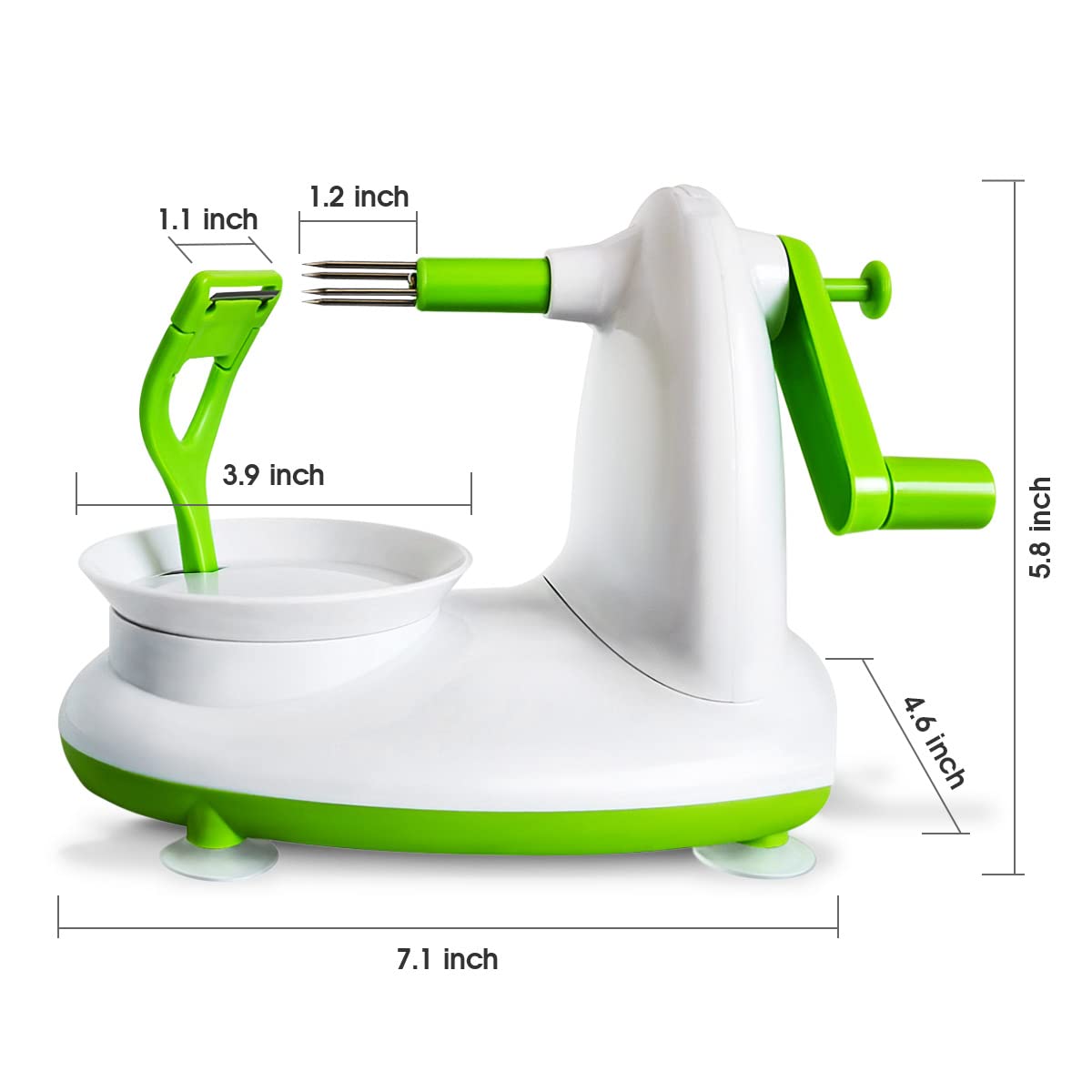 Apple Peeler and Corer with Splitter
