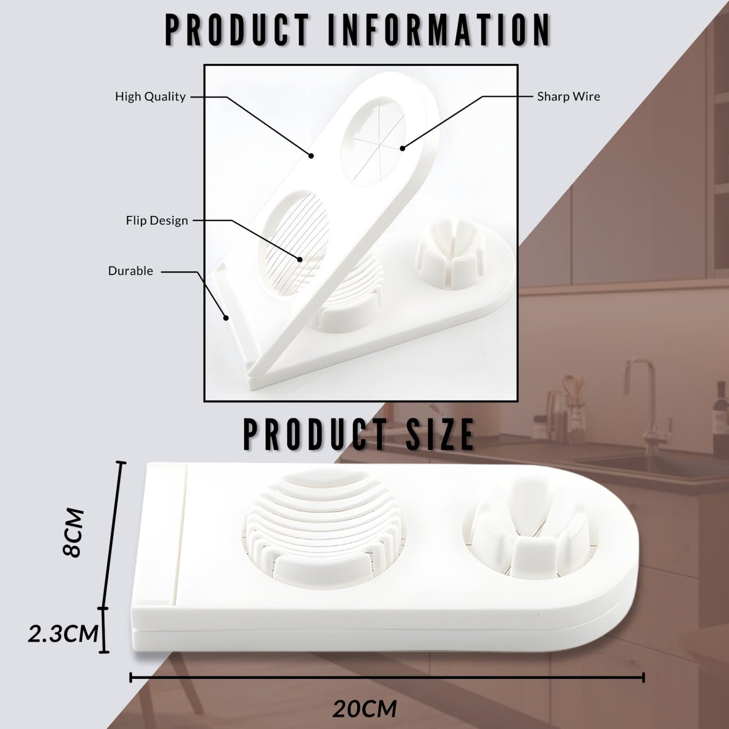 Egg Slicer and Strawberry Slicer