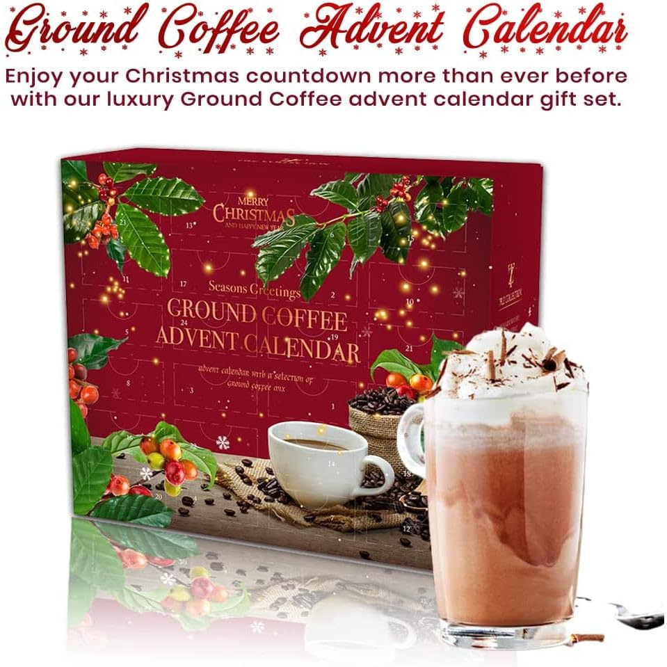 24-Day Coffee Advent Calendar Gift Set
