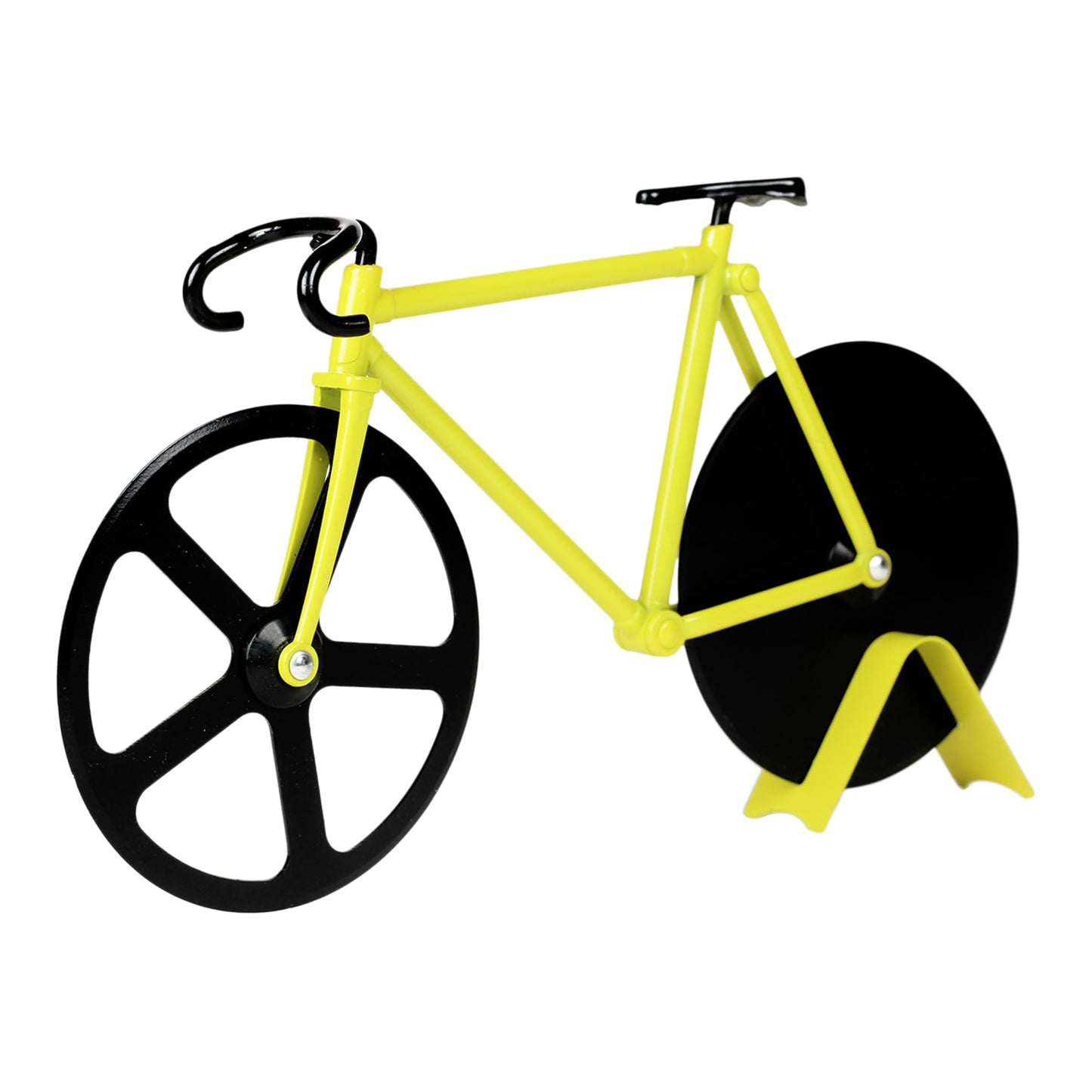 Bicycle Pizza Cutter - Black & Yellow
