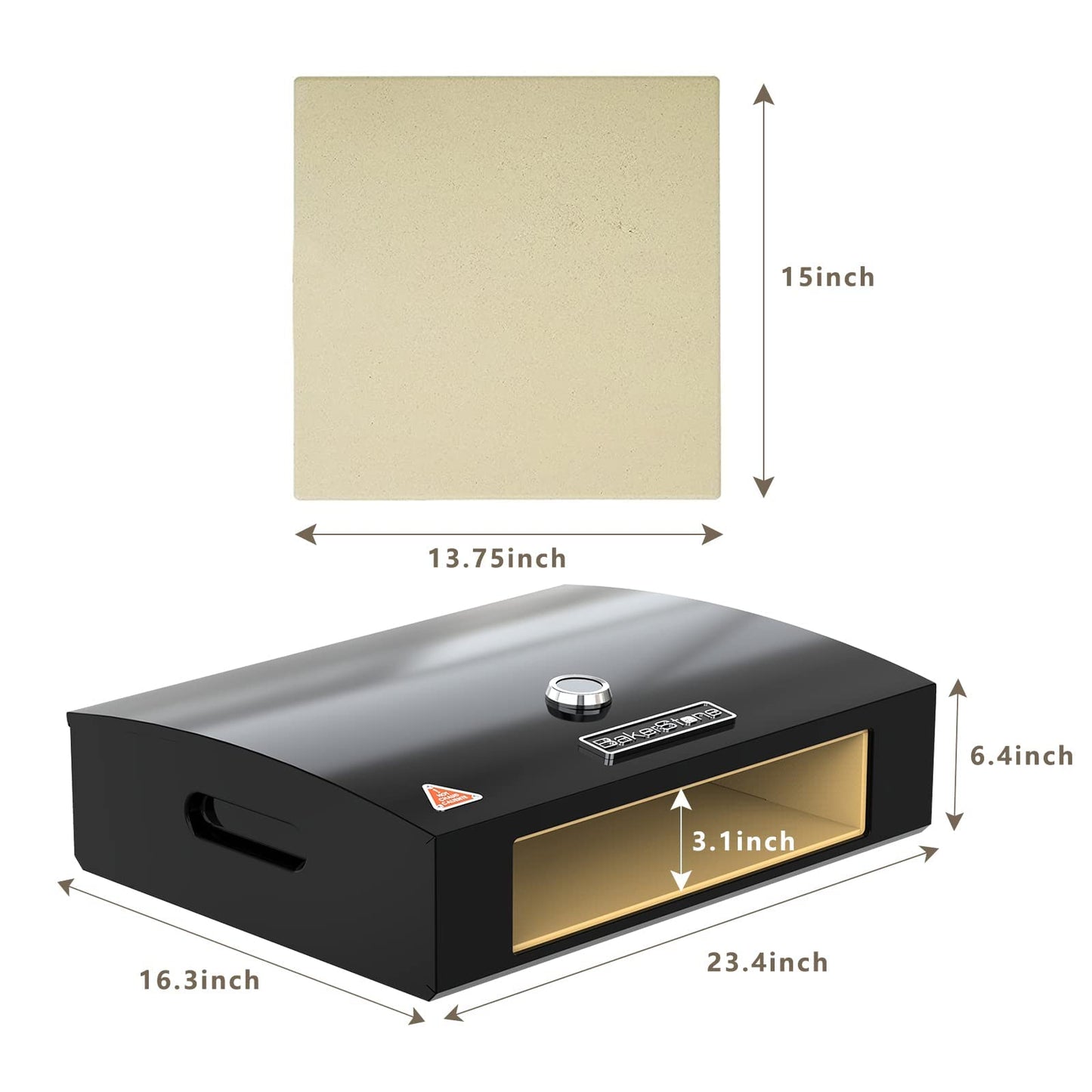 Outdoor Pizza Oven for Grill Top | Portable Wood Pellet Fired Pizza Maker