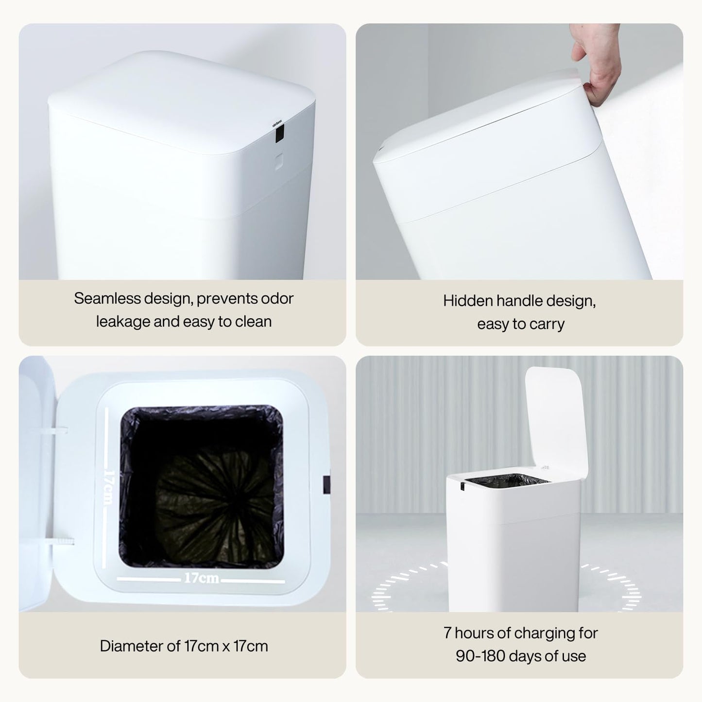 Automatic Smart Trash Can with Motion Sensor