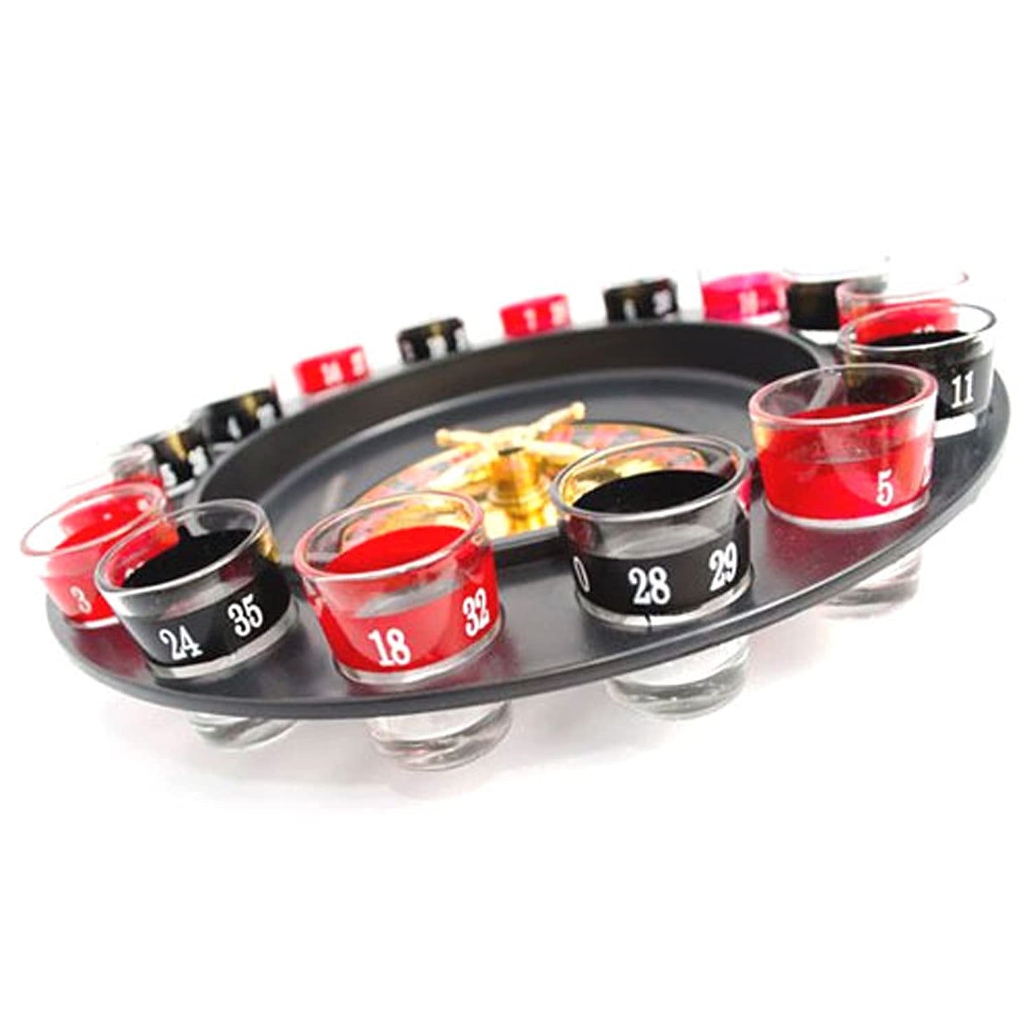 Shot Glass Roulette Drinking Game Set