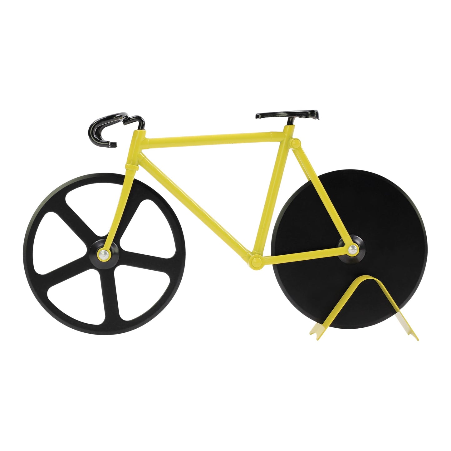 Bicycle Pizza Cutter - Black & Yellow
