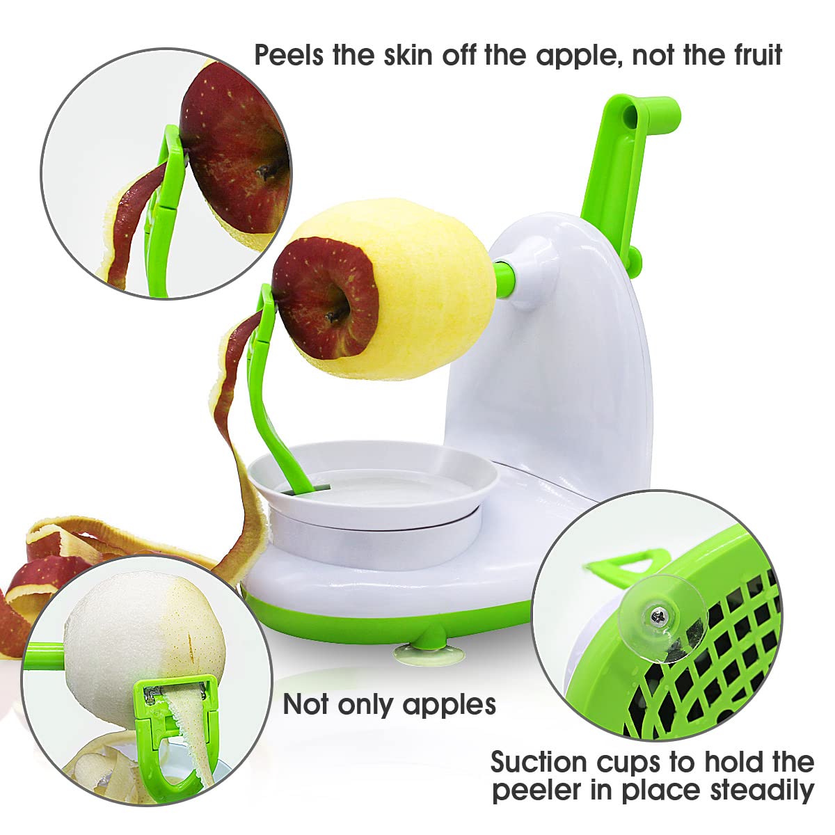 Apple Peeler and Corer with Splitter
