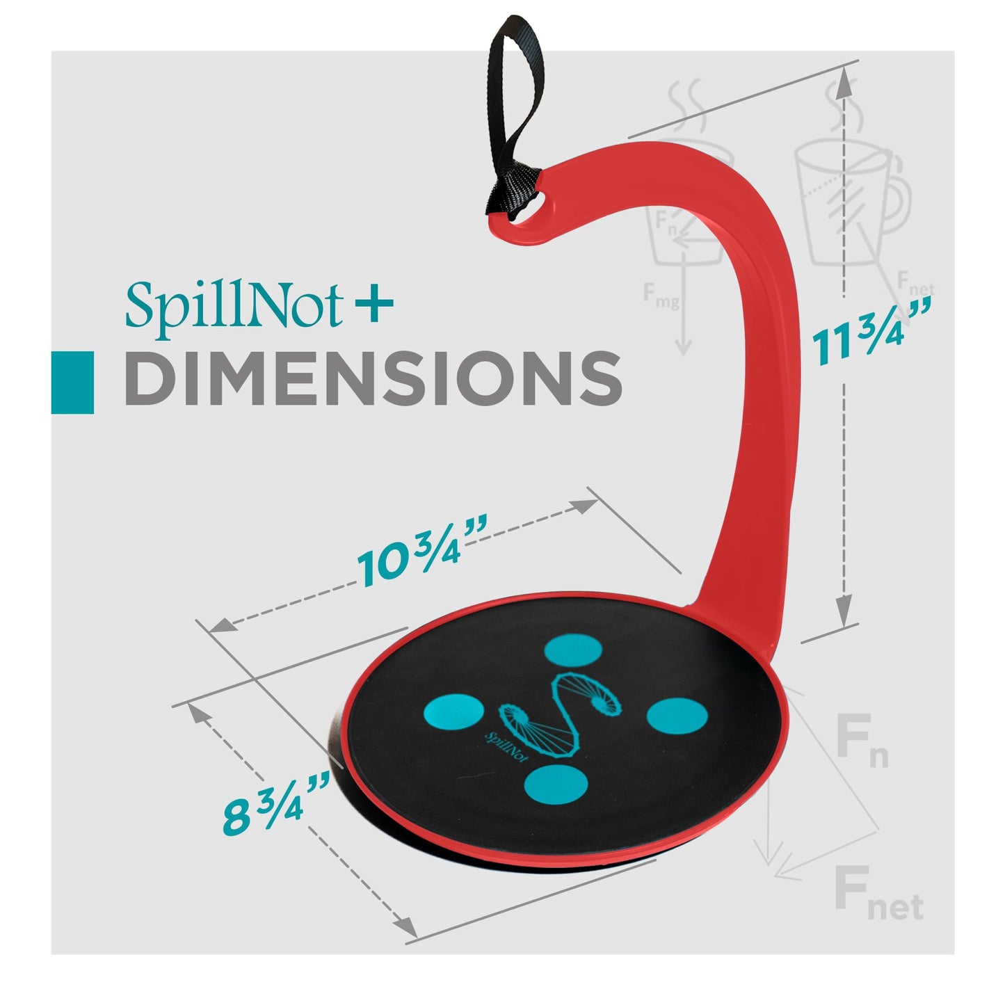 SpillNot+ - Portable Handheld Beverage Carrier