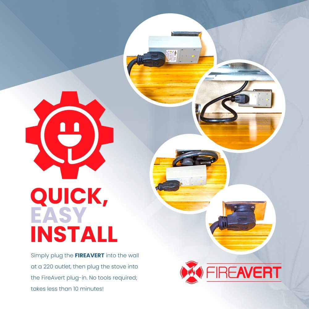 FireAvert - Electric Auto Stove Shut-Off Safety Device