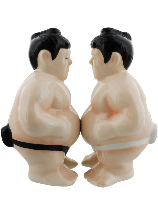 Sumo Wrestlers Salt and Pepper Shaker