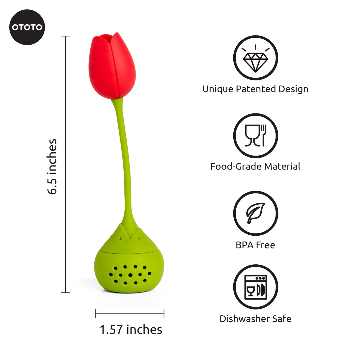 Tulip Tea Infuser by OTOTO
