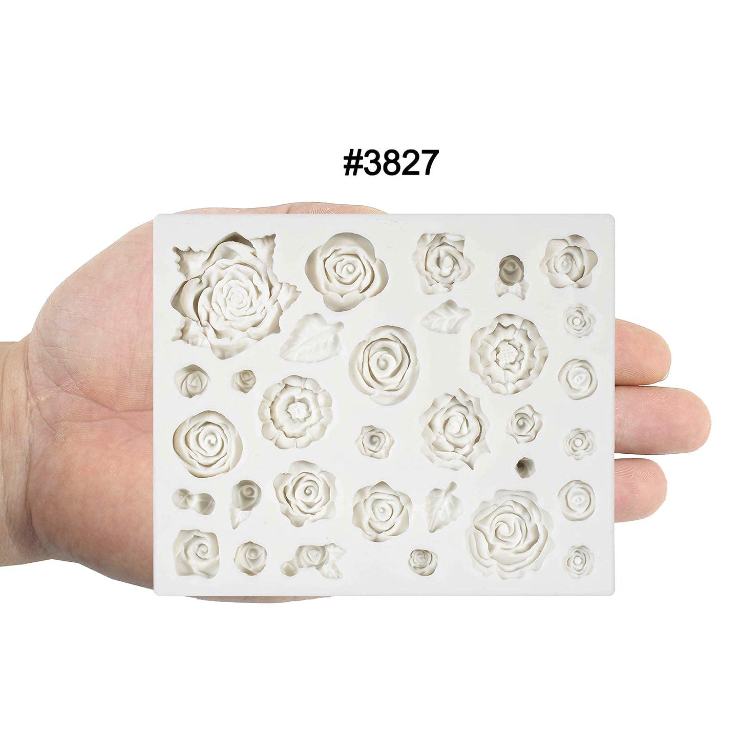 32 Cavity Roses Flower Fondant Mold