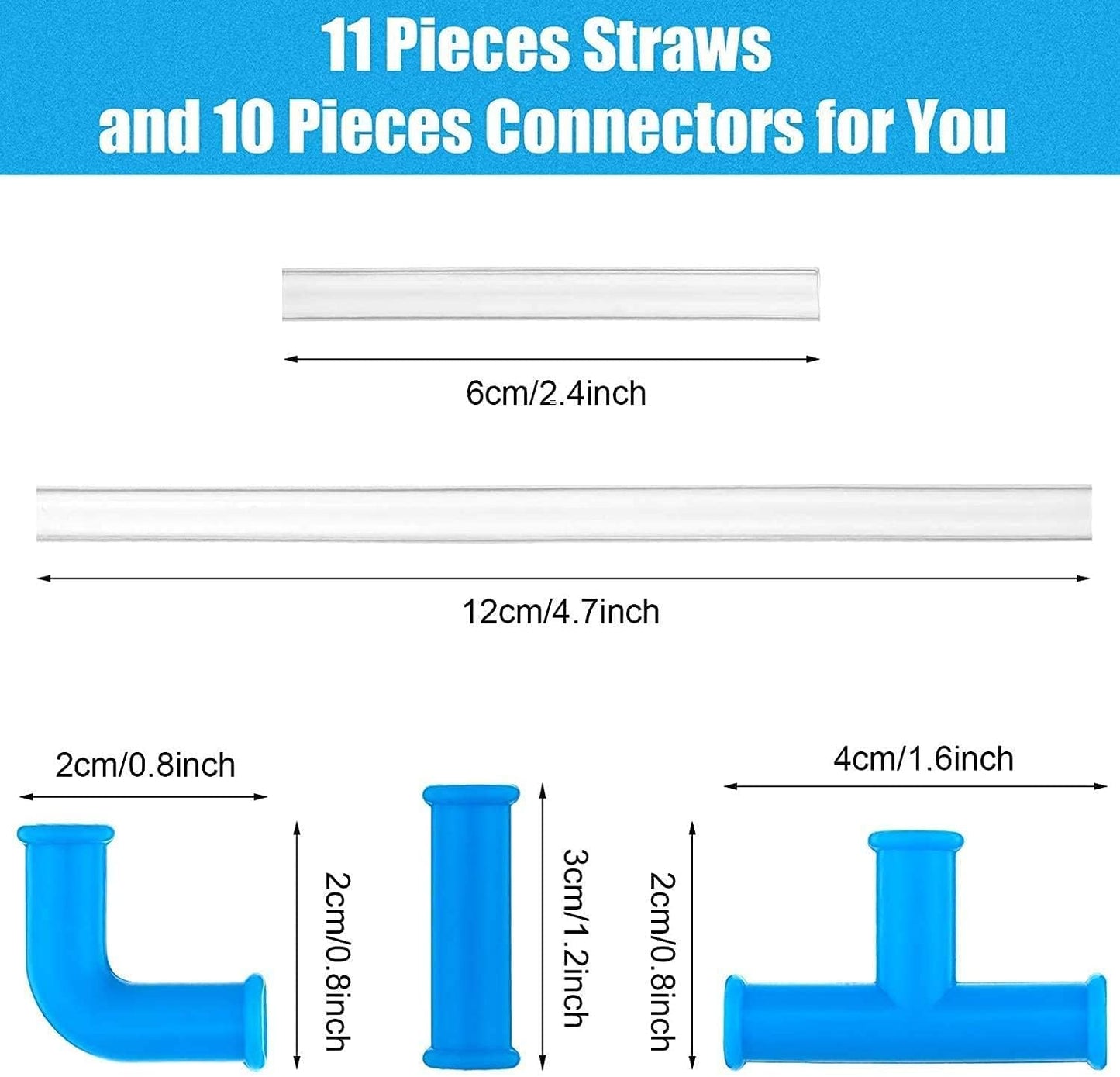 DIY Crazy Straws Kit - 30 PCS