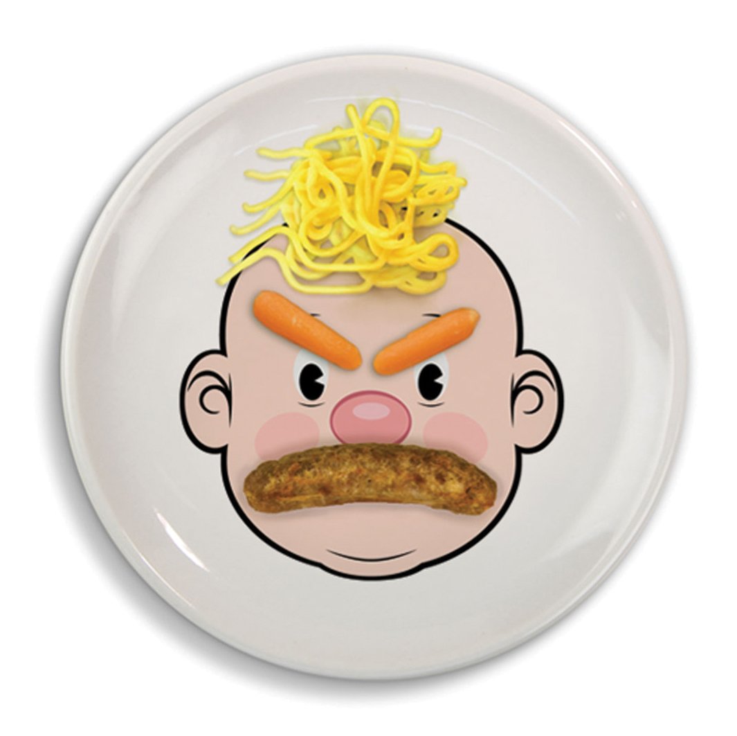 Mr. Food Face Kids' Dinner Plate