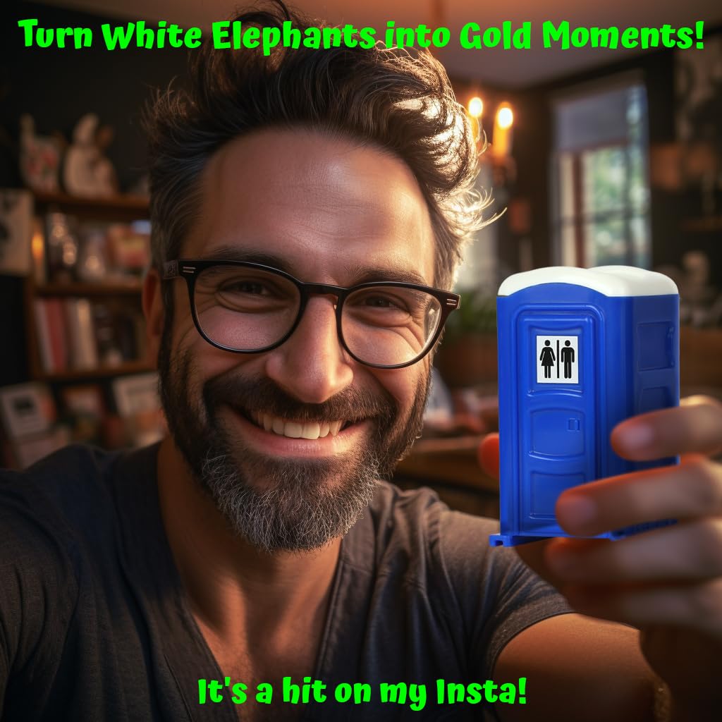 Porta Potty Shot Glasses - Funny Gag Gift