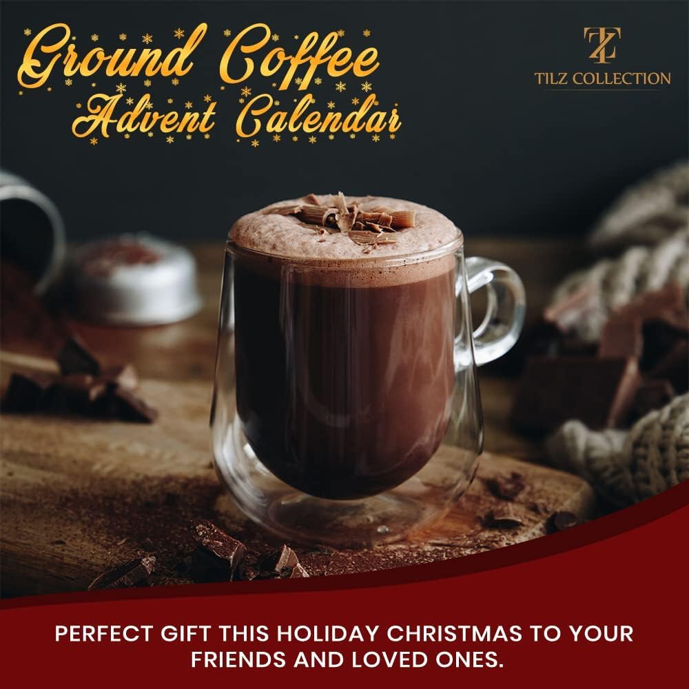 24-Day Coffee Advent Calendar Gift Set
