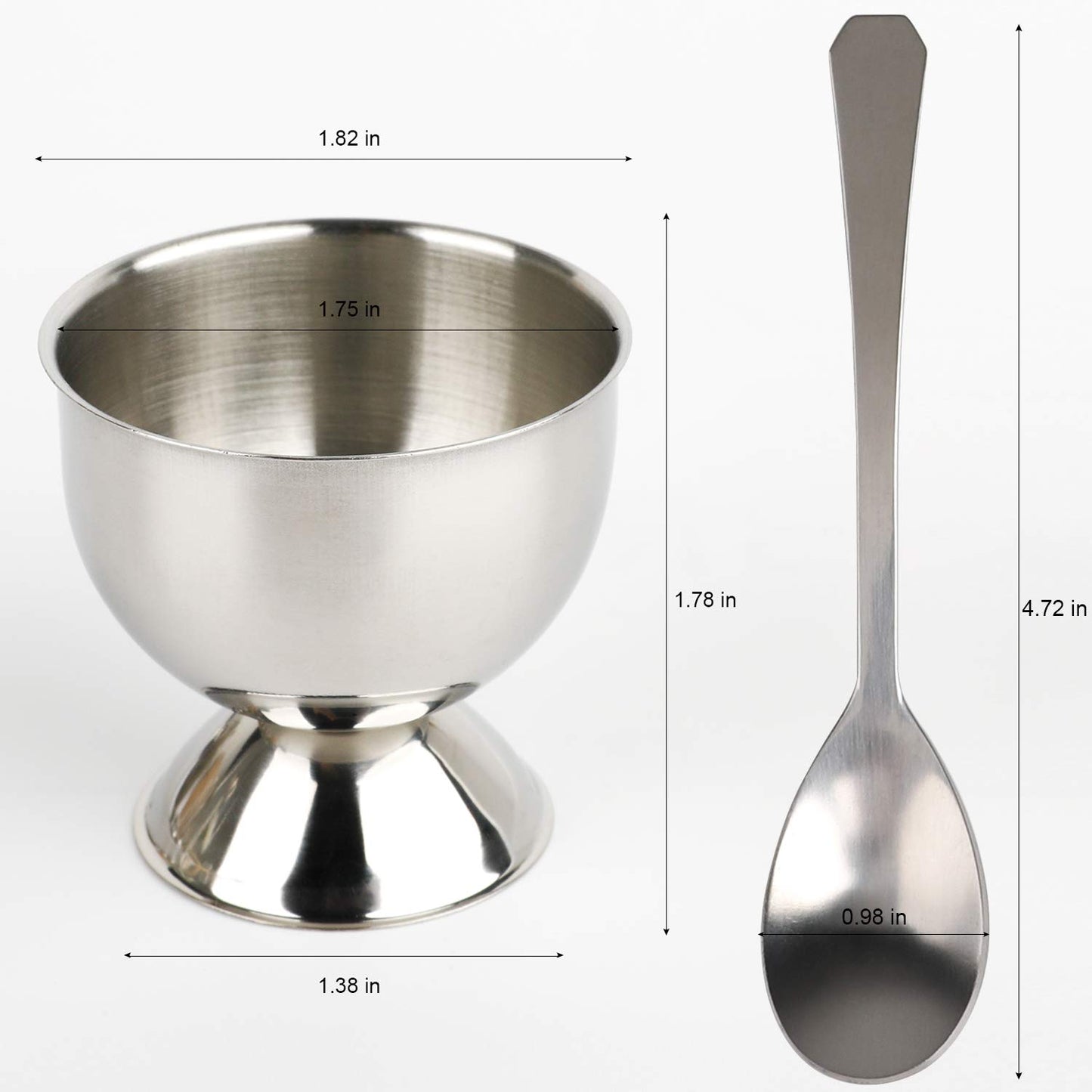 Egg Topper Set with Spoons and Cups