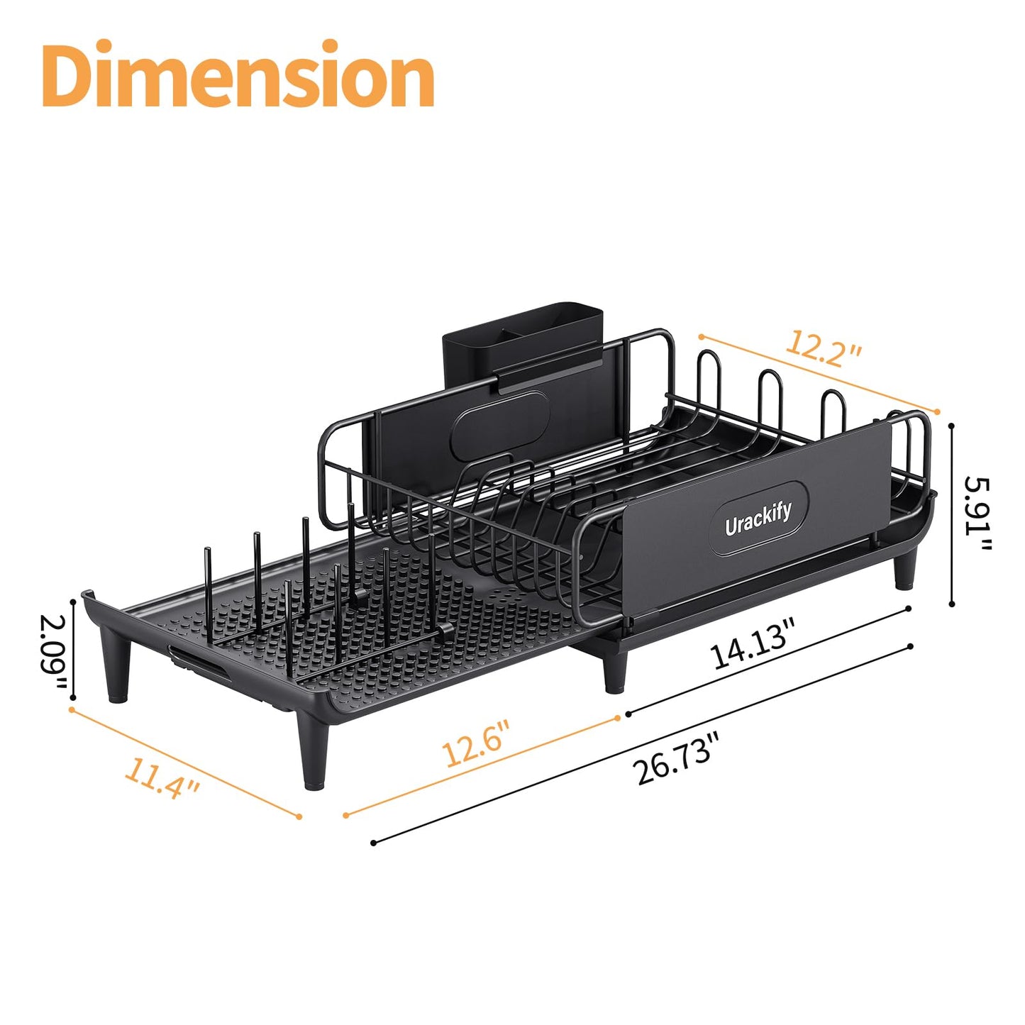 Extendable Dish Drying Rack