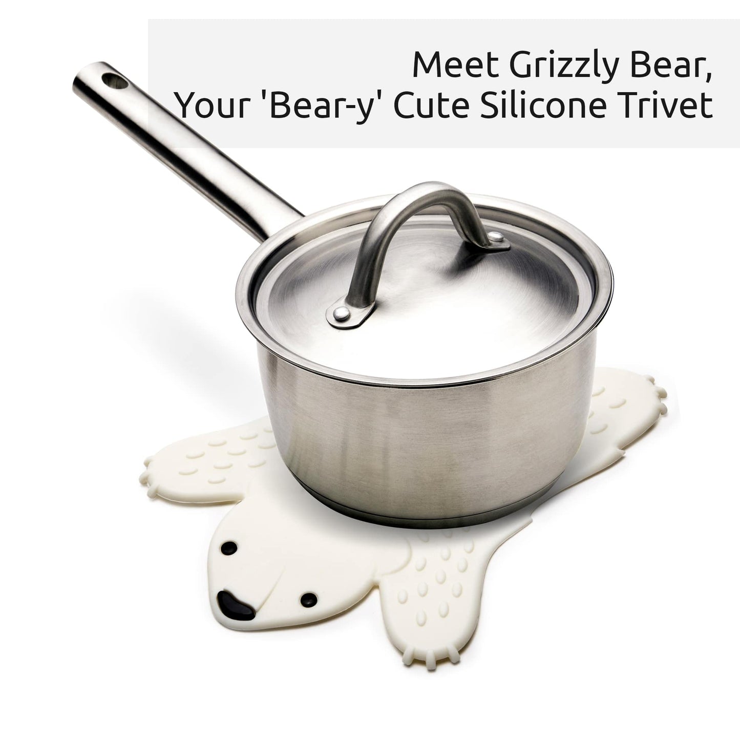 Trivet for Kitchen Counter - Grizzly White